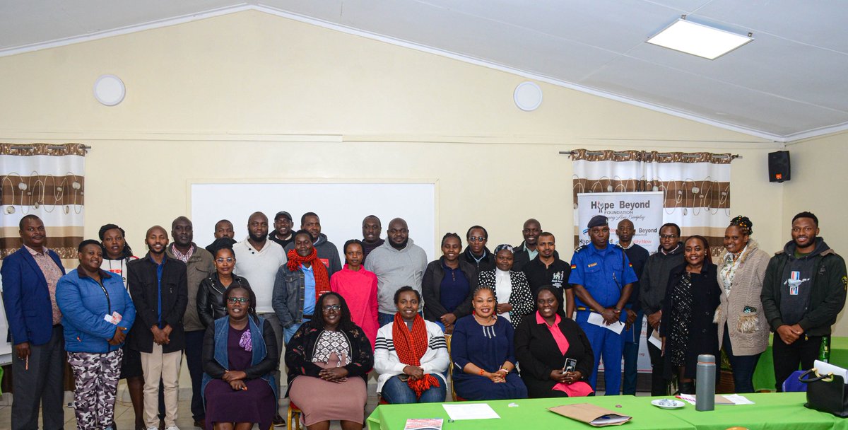 Hope Beyond Foundation (@hopebeyondkenya) on Twitter photo Yesterday in Loitokitok in partnership with <a href="/equalitynow/">Equality Now</a>, we facilitated a pivotal training for the Loitokitok Court Users Committee (CUC).
The training was designed to introduce members to the SOPs on SGBV.
#JusticeForSurvivors
#EqualityNow
#HopeBeyond
#CUCTraining
#SGBVResponse Yesterday in Loitokitok in partnership with <a href="/equalitynow/">Equality Now</a>, we facilitated a pivotal training for the Loitokitok Court Users Committee (CUC).
The training was designed to introduce members to the SOPs on SGBV.
#JusticeForSurvivors
#EqualityNow
#HopeBeyond
#CUCTraining
#SGBVResponse