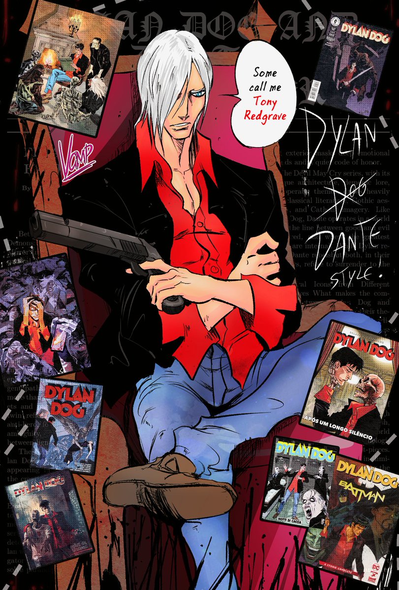 Devil May Cry fanarts! \o/

1-Dante vs Nelo Angelo 3rd encounter (DMC1) 
2-Dante and Arius (DMC2)
3-Dante in Dylan Dog style! xD

#dmc #devilmaycry #dante