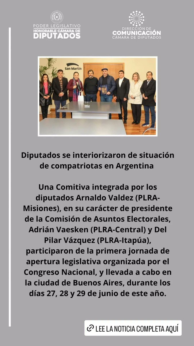 Arnaldo Valdez (@diputadovaldez) on Twitter photo 