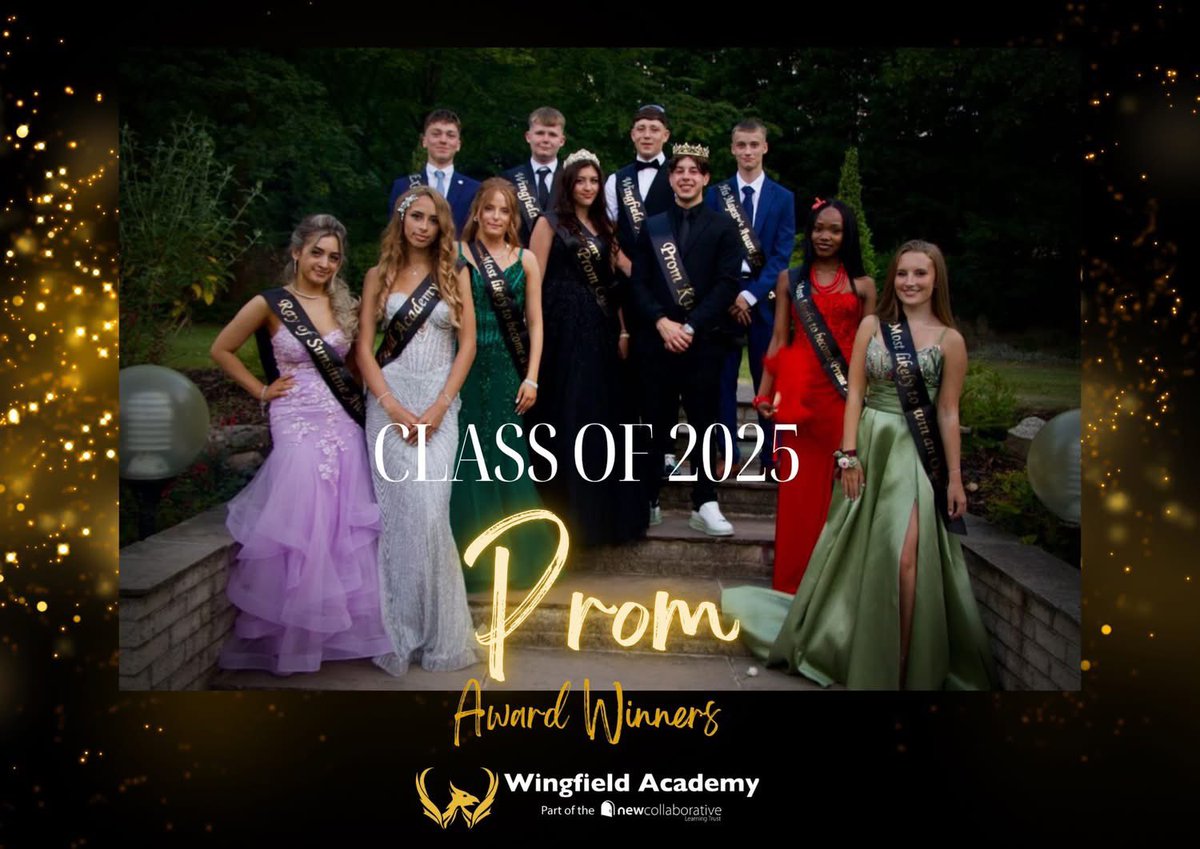 WingfieldAcad's tweet image. And the award goes to... 🏆🏆🏆Congratulations to all our Class of 2025 Prom Award winners!