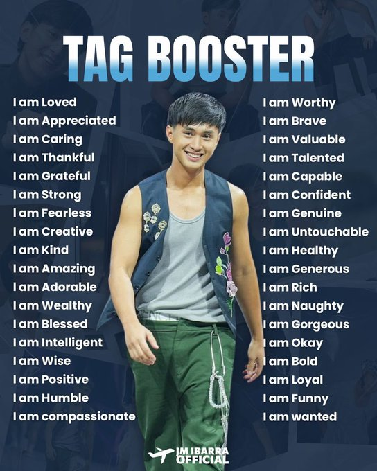 teamjmtrends's tweet photo. 𝐓𝐀𝐆 𝐁𝐎𝐎𝐒𝐓𝐄𝐑 𝐍𝐔𝐌𝐁𝐄𝐑: 𝐎𝐧𝐞!    

Greetings, 𝐀𝐞𝐫𝐨𝐬 and 𝐒𝐨𝐥𝐢𝐝𝐬!   

Dive into tagline with enthusiasm!    We're targeting 𝐨𝐧𝐞 𝐭𝐡𝐨𝐮𝐬𝐚𝐧𝐝 interaction and countless 𝐫𝐞𝐩𝐥𝐢𝐞𝐬.    

𝐑𝐞𝐩𝐥𝐲 • 𝐑𝐞𝐭𝐰𝐞𝐞𝐭 • 𝐐𝐮𝐨𝐭𝐞 𝐑𝐞𝐭𝐰𝐞𝐞𝐭 • 𝐄𝐧𝐠𝐚𝐠𝐞

JMFYANG GHOSTING TEASER 
#WilJaSoonOnIWant