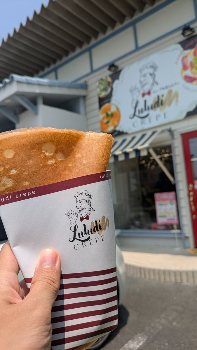 クレープ美味しい😋