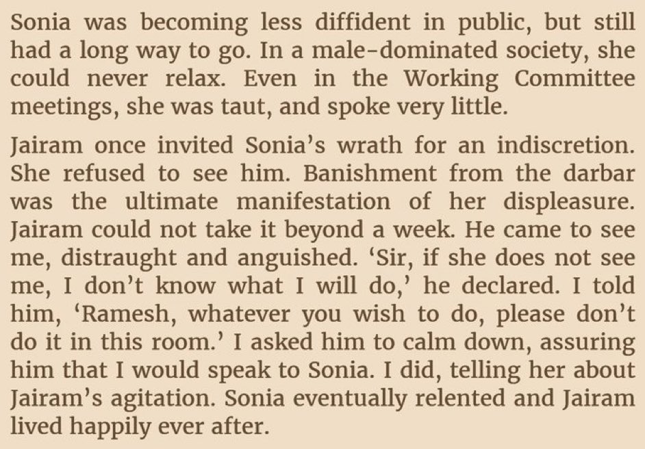 Sameer (@besurataansane) on Twitter photo Did you really do this <a href="/Jairam_Ramesh/">Jairam Ramesh</a> ? Did you go crying to Natwar Singh because Madam had banished you from her presence? Did you beg him to tell her to forgive you?
Awww ЁЯе░тАж choo chweet
This is Natwar Singh saying so btw in his autobiography ЁЯШЕЁЯШЕЁЯШЕ Did you really do this <a href="/Jairam_Ramesh/">Jairam Ramesh</a> ? Did you go crying to Natwar Singh because Madam had banished you from her presence? Did you beg him to tell her to forgive you?
Awww ЁЯе░тАж choo chweet
This is Natwar Singh saying so btw in his autobiography ЁЯШЕЁЯШЕЁЯШЕ