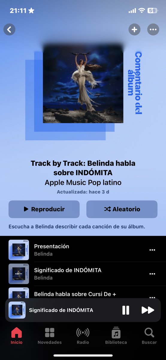Escuchemos el Track by Track de <a href="/belindapop/">Belinda</a> en <a href="/AppleMusic/">Apple Music</a>