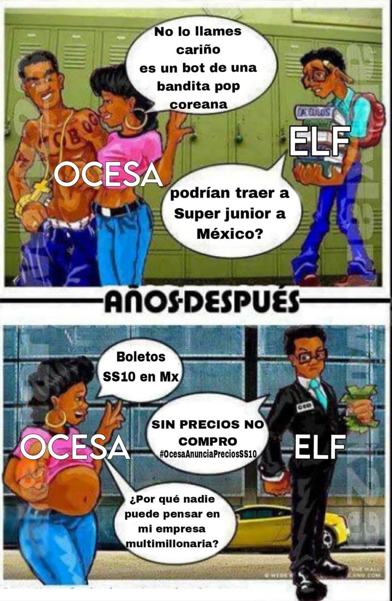 sallycanwait21's tweet photo. Me encontré esto en Facebook, créditos a quien corresponda 

JAJAJAJAJA tal cual
#TratoJustoELF
#PreciosJustosSuperShow10
#OCESA_OUT https://t.co/3lYEGWp7U5