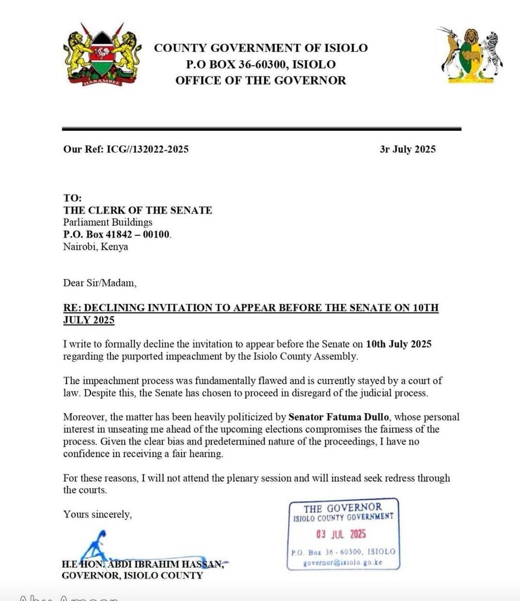 Our institutions and governance structure’s credibility are on trial ! It’s about time they redeem themselves.
⁦<a href="/Senate_KE/">Senate of Kenya</a>⁩ ⁦<a href="/citizentvkenya/">Citizen TV Kenya</a>⁩ ⁦<a href="/TheStarKenya/">TheStarKenya</a>⁩ ⁦<a href="/NationAfrica/">Daily Nation</a>⁩