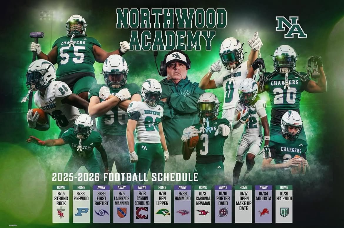 Garrett Andy (@garrettandy32) on Twitter photo Schedule for this year! Can’t wait to get to work 🔥
<a href="/CoachFBWaters/">Johnny Waters</a> <a href="/NA_Chargers_FB/">Northwood Academy Football</a> <a href="/ZachZullinger/">Zach Zullinger '07</a> <a href="/CoachLeppke/">Mitch Leppke</a> <a href="/Coach_Luvara/">Vince Luvara</a> <a href="/S_Hodgin/">Stan Hodgin</a> <a href="/coachantwright1/">Anthony Wright</a> <a href="/CoachMacSewanee/">Andy McCollum</a> <a href="/KeimTimeFB/">Jud Keim - U. of Puget Sound FB. Co-DC/Secondary</a> <a href="/HSCCoachClarkJr/">David Clark Jr</a> <a href="/Coach_MPaulson/">Matthew Paulson</a> <a href="/coachshields/">Ian Shields</a> <a href="/IanMGood/">Ian Good</a> Schedule for this year! Can’t wait to get to work 🔥
<a href="/CoachFBWaters/">Johnny Waters</a> <a href="/NA_Chargers_FB/">Northwood Academy Football</a> <a href="/ZachZullinger/">Zach Zullinger '07</a> <a href="/CoachLeppke/">Mitch Leppke</a> <a href="/Coach_Luvara/">Vince Luvara</a> <a href="/S_Hodgin/">Stan Hodgin</a> <a href="/coachantwright1/">Anthony Wright</a> <a href="/CoachMacSewanee/">Andy McCollum</a> <a href="/KeimTimeFB/">Jud Keim - U. of Puget Sound FB. Co-DC/Secondary</a> <a href="/HSCCoachClarkJr/">David Clark Jr</a> <a href="/Coach_MPaulson/">Matthew Paulson</a> <a href="/coachshields/">Ian Shields</a> <a href="/IanMGood/">Ian Good</a>