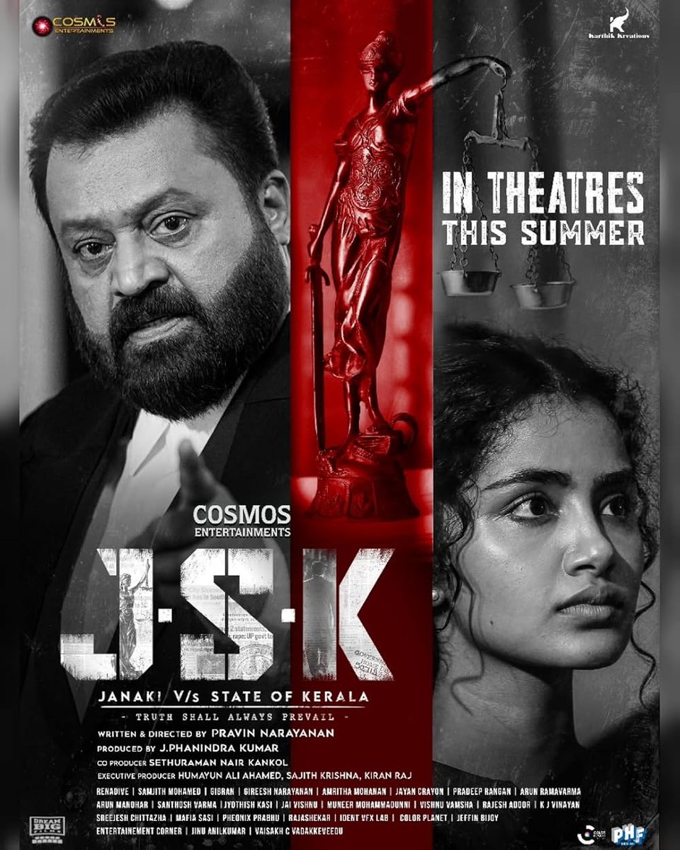 Virendr39524371's tweet photo. A "Anti Hindu Movies" titled J.S.K will be Released
In this movie, a Dalit woman is named 'Janaki' is shown as a rape victim.
Janaki is the name of Mata Sita, which directly hurts Hindu sentiments!
The name 'Janaki' should be removed from the film.
#Ban_JSK_Movie
Anti Hindu Movie https://t.co/pp9RYsB65x