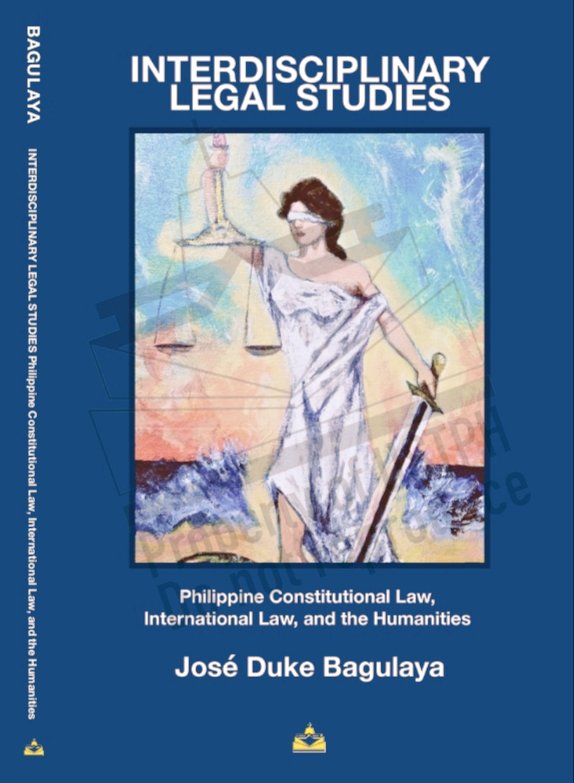 My BBB- 'big beautiful book'- will be published in Manila soon. A few pages shy of 500 pages, it has ten chapters covering Law &amp;...film, literature, philosophy, and Theory, history and poetics of international law. It collects some of my published works. Will 'sign' copies soon.