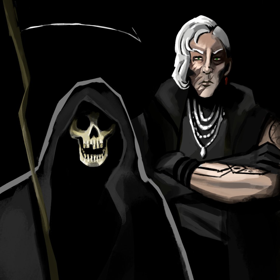 First three attacks done for this year's Artfight! 

In order:
Belial for hydrus101
Strings for my good friend <a href="/martyrcomplex_/">emma jean the sleepy queen 💤</a> 
Sasha for techviolence