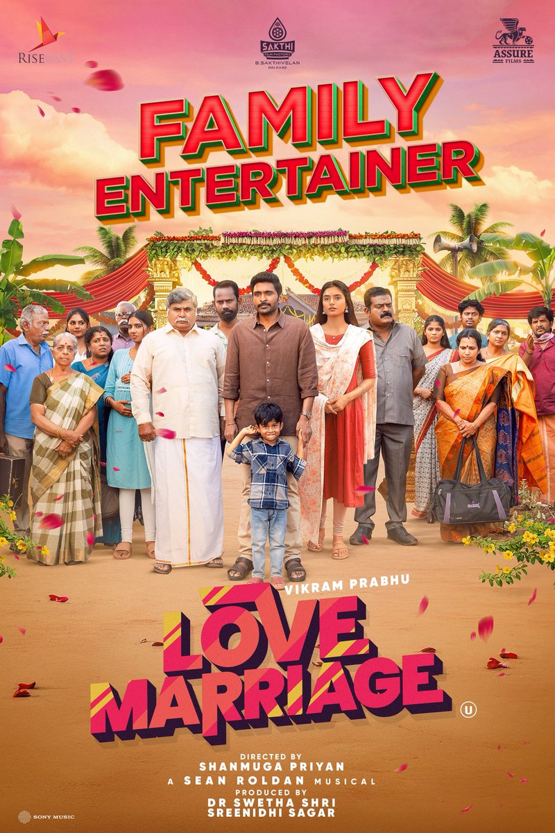 Assure Films (@assurefilms) on Twitter photo Experience the wholesome entertainer #LoveMarriage, a perfect blend of fun, emotions, and thoroughly enjoyable drama 🤗❤️
Successfully running in theatres near you !!
Directed by <a href="/Director_Priyan/">shanmuga priyan</a> 🎬
A <a href="/RSeanRoldan/">Sean Roldan</a> musical 🎶
<a href="/iamVikramPrabhu/">Vikram Prabhu</a> <a href="/sush_bhat94/">Sushmitha Bhat</a> <a href="/Meenakshidine0/">Meenakshi Dinesh</a> Experience the wholesome entertainer #LoveMarriage, a perfect blend of fun, emotions, and thoroughly enjoyable drama 🤗❤️
Successfully running in theatres near you !!
Directed by <a href="/Director_Priyan/">shanmuga priyan</a> 🎬
A <a href="/RSeanRoldan/">Sean Roldan</a> musical 🎶
<a href="/iamVikramPrabhu/">Vikram Prabhu</a> <a href="/sush_bhat94/">Sushmitha Bhat</a> <a href="/Meenakshidine0/">Meenakshi Dinesh</a>