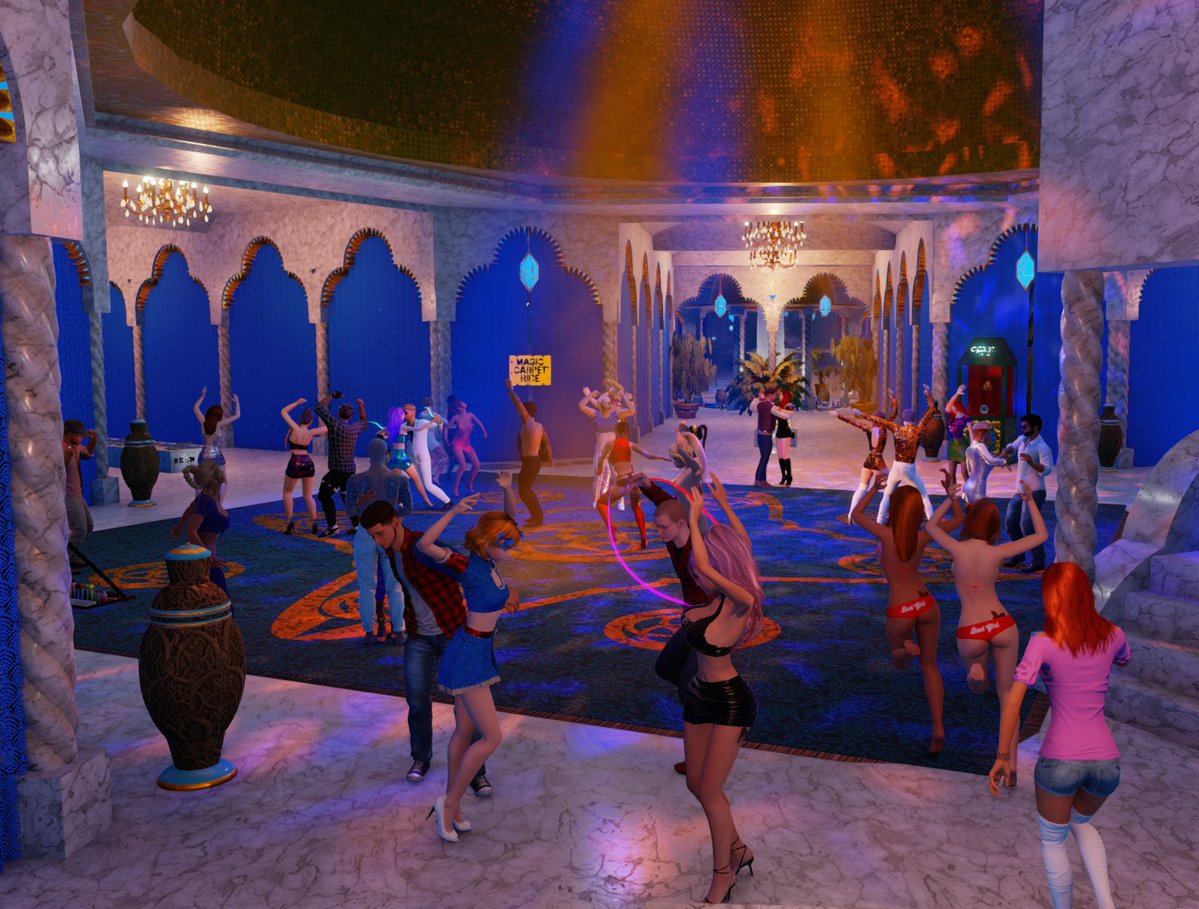 DISCO NIGHT AT THE HAREM #3dxchat #3dxchatgame #3dxchatlife