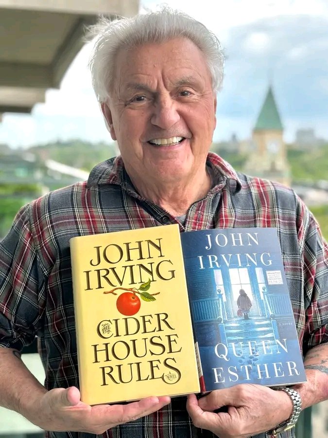 JohnIrving66067's tweet image. Queen Esther is here on the 40th anniversary of The Cider House Rules. A younger Dr. Larch returns, along with a new cast of orphans and Esther Nacht, born “to be of use.”
Pre-order now:
🇺🇸 bit.ly/queen-esther-us
🇨🇦 bit.ly/queen-esther-ca
John Irving