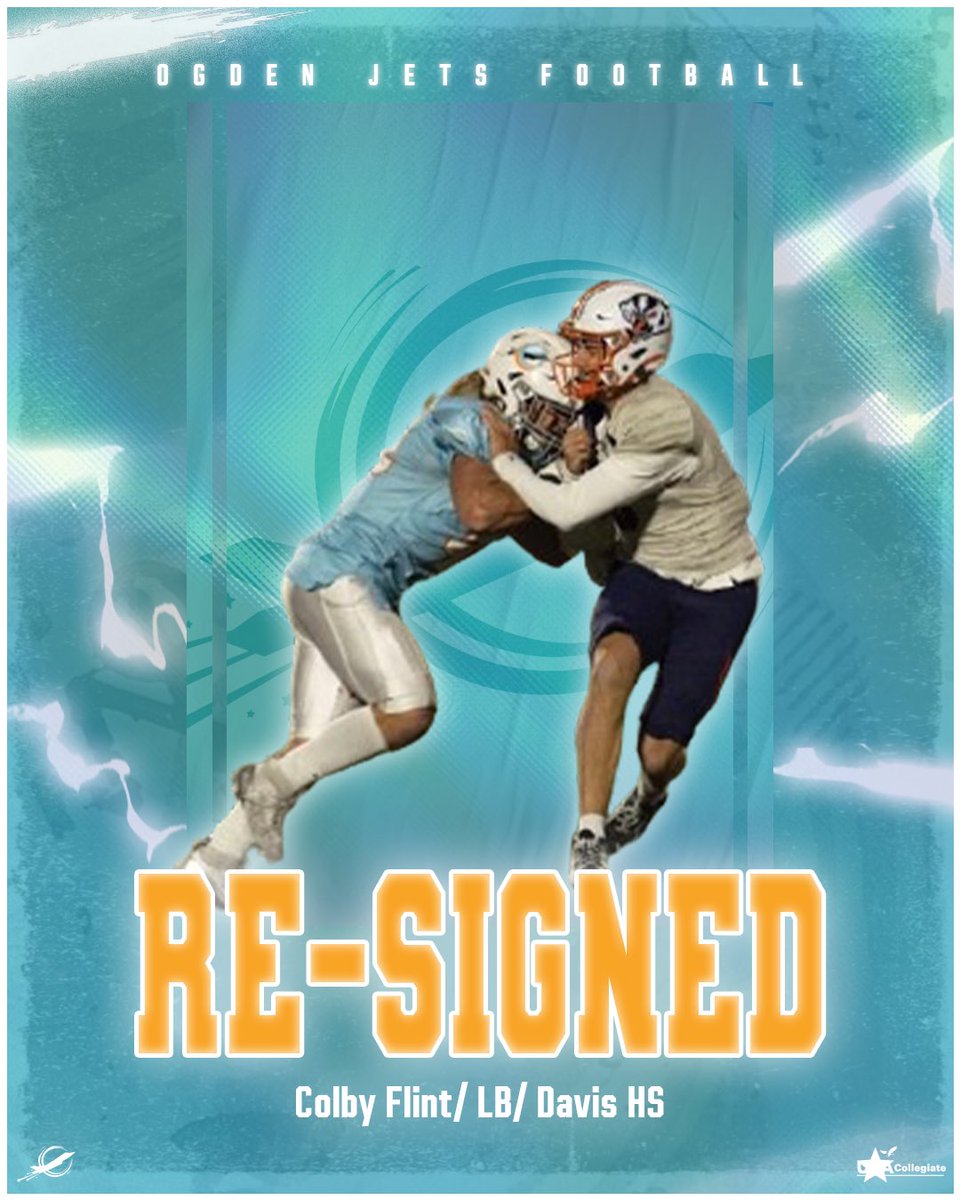 OgdenJets's tweet image. Jets Fans, we are excited to announce our first 3 players that are back under New Head Coach/GM @huntloveless. They have been in Ogden training together all summer to be best ready for their 2nd year campaign.
@Hunter4kBell Athlete, @flint_colby LB, @DylanHorsley4 QB.
Go Jets