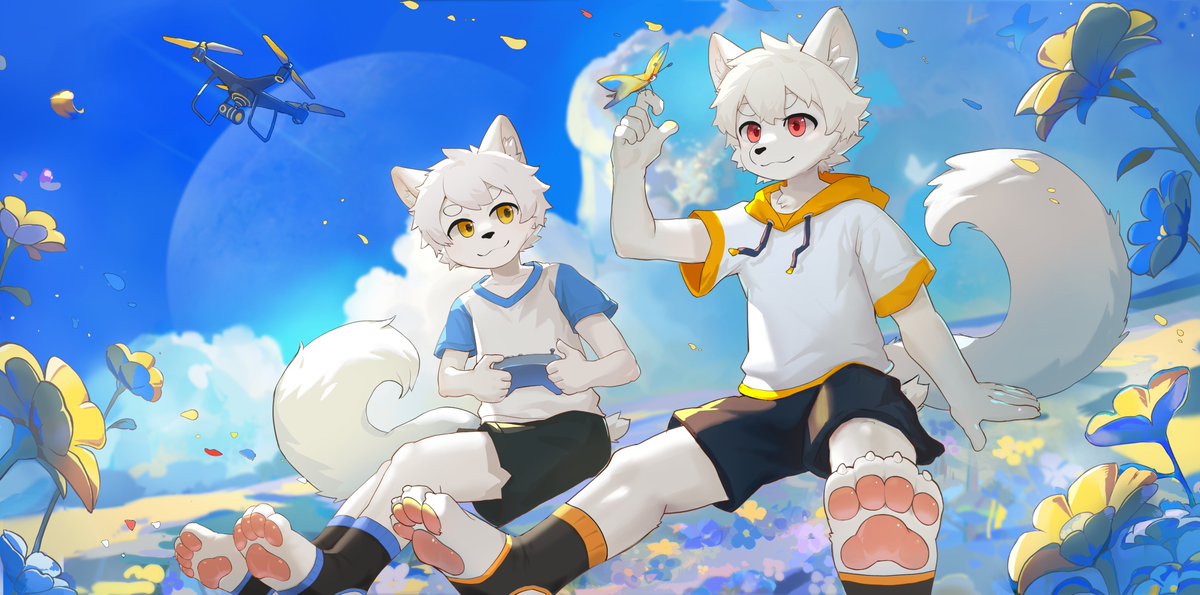 穷了画了模板，65/120，单人另一个可以用我的设定，另外常稿也可以接一点但是比较贵。有需要可以加主页的委托群