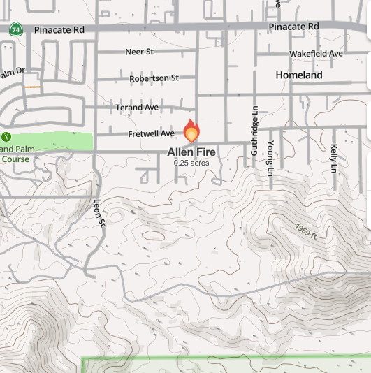 InfernoWatch24's tweet image. NEW START: #AllenFire (Riverside, Co.)