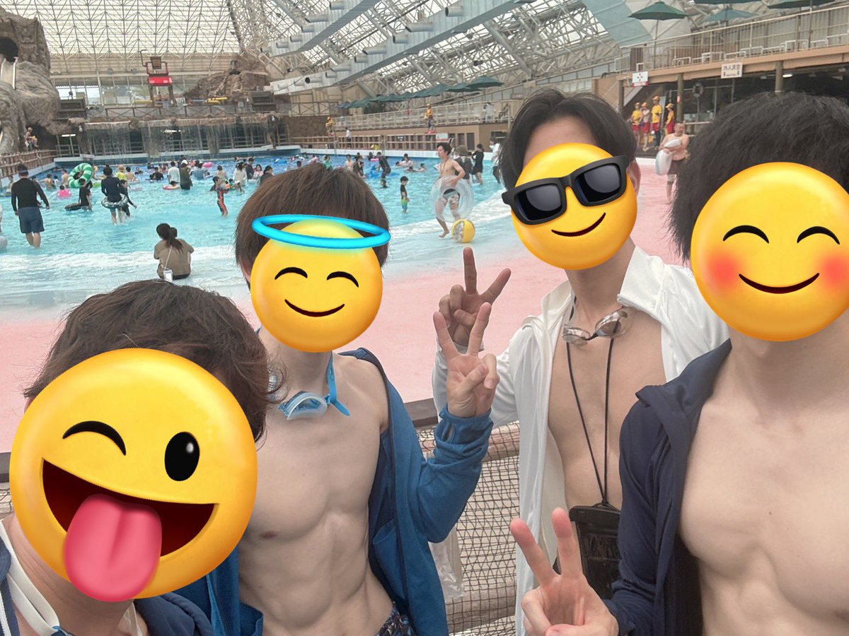 レジャープールの季節だね✨

<a href="/HappymoonW/">ハシビー🦤</a> 
<a href="/tsuktsuk26/">すぐる🦖</a> 
<a href="/avotakobe69/">ぱうたくん🦥</a>