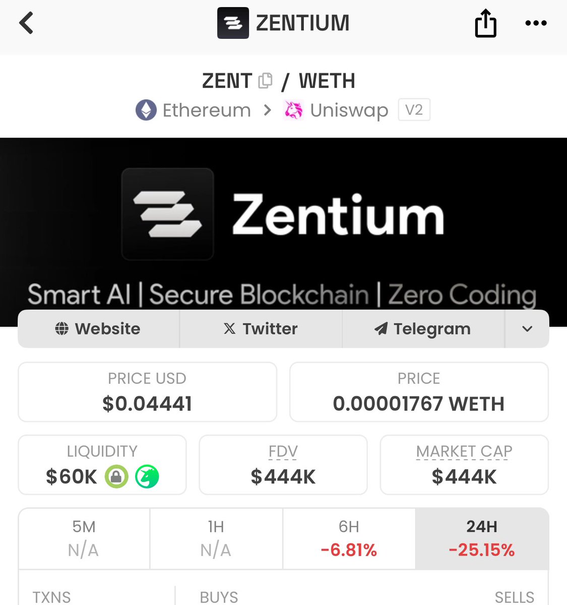 Calc (@calc_guy) on Twitter photo $ZENT  <a href="/Zentium_tech/">Zentium</a> sitting under $550K is criminally undervalued for what it’s already delivering.
Price action’s clean consolidating above previous resistance, forming a strong base with zero signs of weak hands.
No hype dump. Just steady growth, active users, and a $ZENT  <a href="/Zentium_tech/">Zentium</a> sitting under $550K is criminally undervalued for what it’s already delivering.
Price action’s clean consolidating above previous resistance, forming a strong base with zero signs of weak hands.
No hype dump. Just steady growth, active users, and a