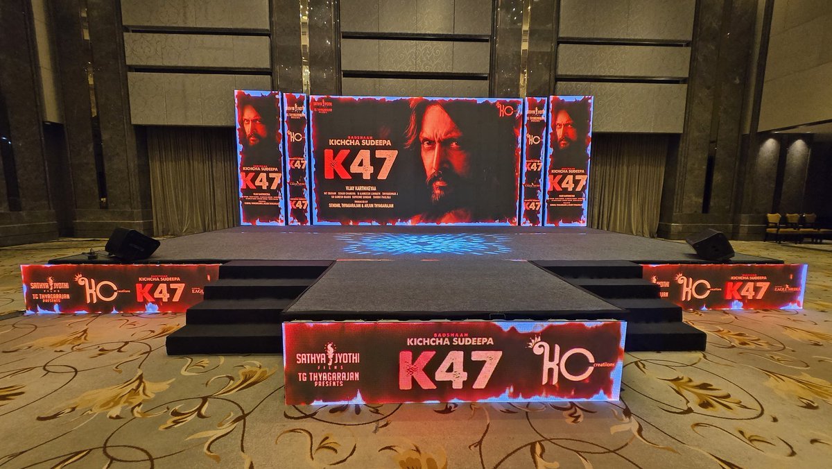 #K47 💥💥🤘🥂
#KicchaSudeep 

Turn on <a href="/SathyaJyothi/">Sathya Jyothi Films</a>'s notification