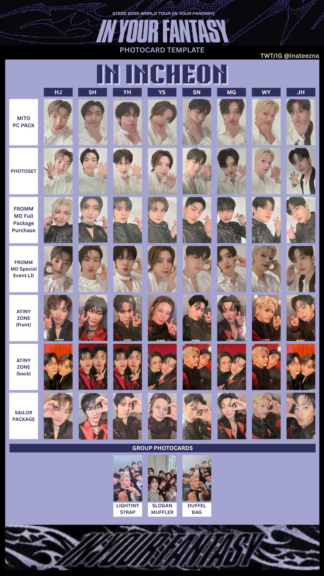 ateez world tour sailor package md トレカ inateezna on X: 