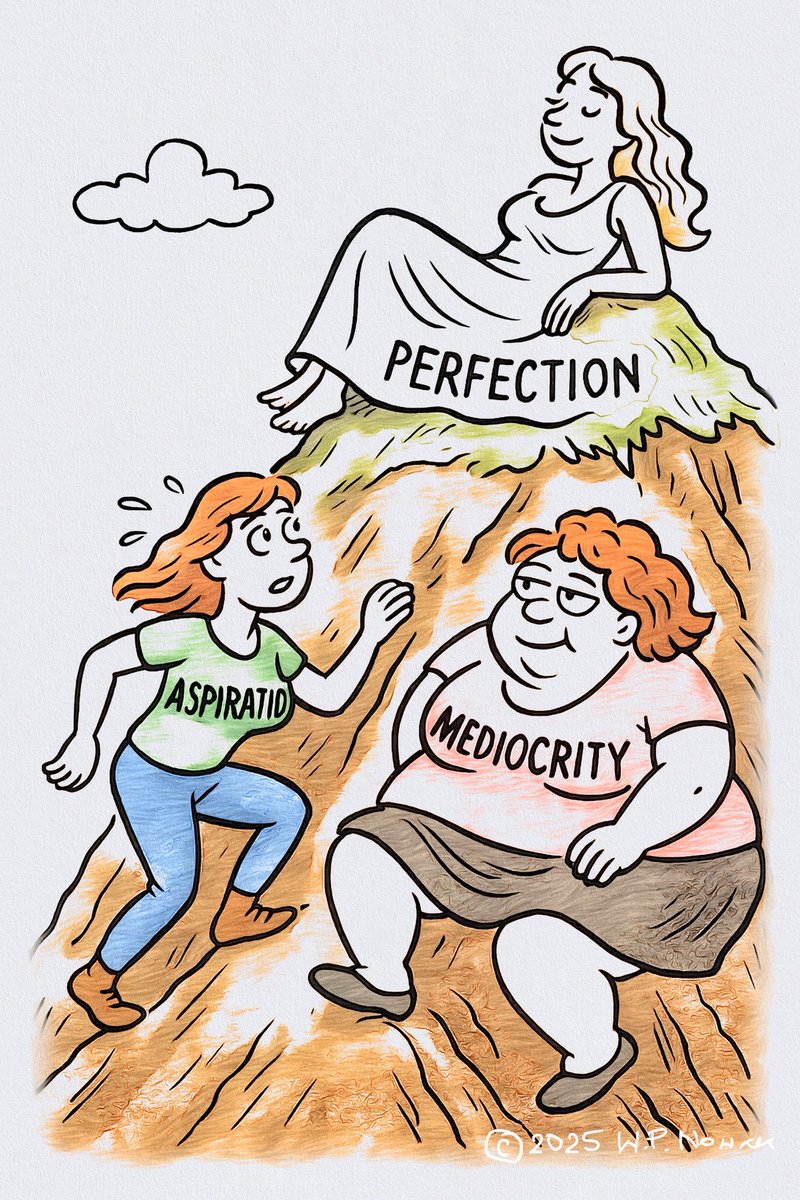 WitoldPiotrNow1's tweet image. #Mediocrity #Aspiration #Perspiration #Perfection