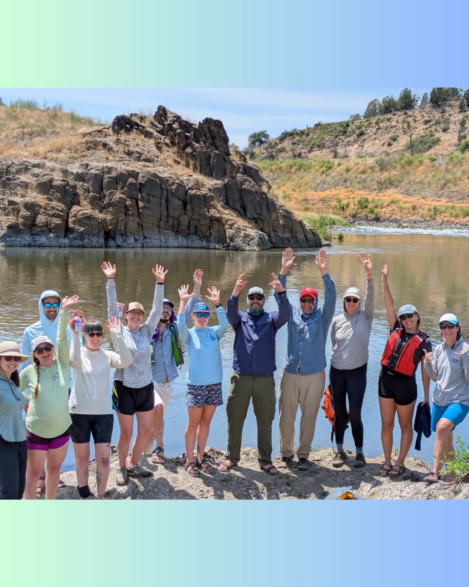 CalTrout's tweet image. Happy July 4th! Our favorite excuse to spend the day on the water with friends, family, & a boat load of sunscreen🌞 Swipe to see our Mt. Shasta team ready to float the Klamath River at Jenny Creek—once a reservoir behind Iron Gate Dam, now a free-flowing river again. 🎈