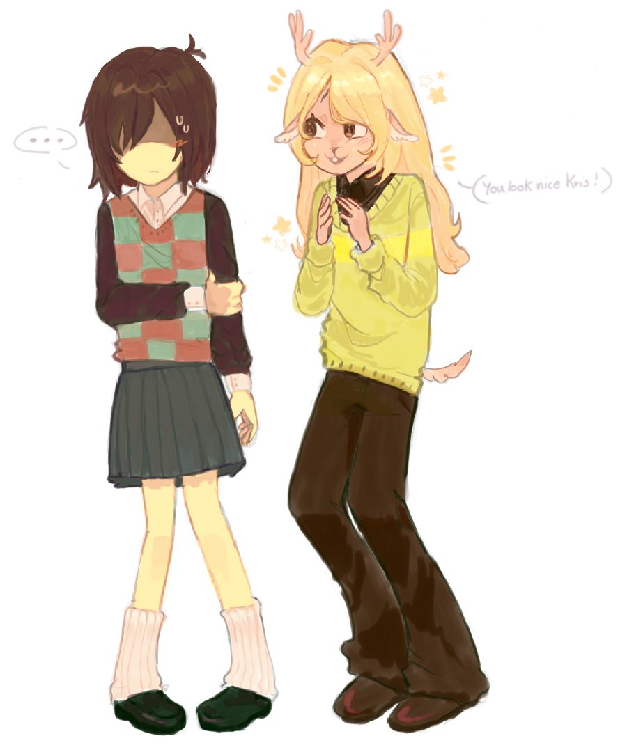 Fit swap! #DELTARUNE #kriselle