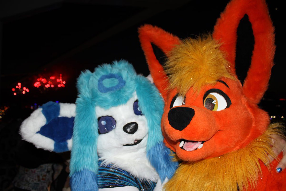 Fyre Flareon (@fyre_flareon) on Twitter photo Special #FursuitFriday watching the fireworks with my special girl <a href="/DeputyLucario/">Deputy April Lucario</a> at #AnthroCon2025 ~
I love her. Special #FursuitFriday watching the fireworks with my special girl <a href="/DeputyLucario/">Deputy April Lucario</a> at #AnthroCon2025 ~
I love her.
