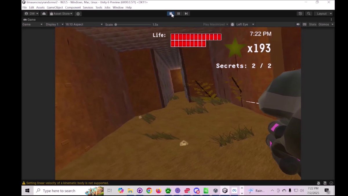 davididev's tweet image. I finished up Hannah&apos;s adventure in #godotengine and made some #vr  content in Tim&apos;s #madewithunity game.  Tim&apos;s game will probably be completed in 3 or 4 more weeks.  #indiedev #screenshotsaturday  #gamedev 
youtube.com/watch?v=muK0ca…