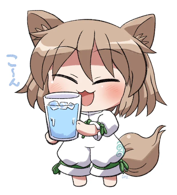 お水を差し入れてくれるつかさちゃん #おは東方