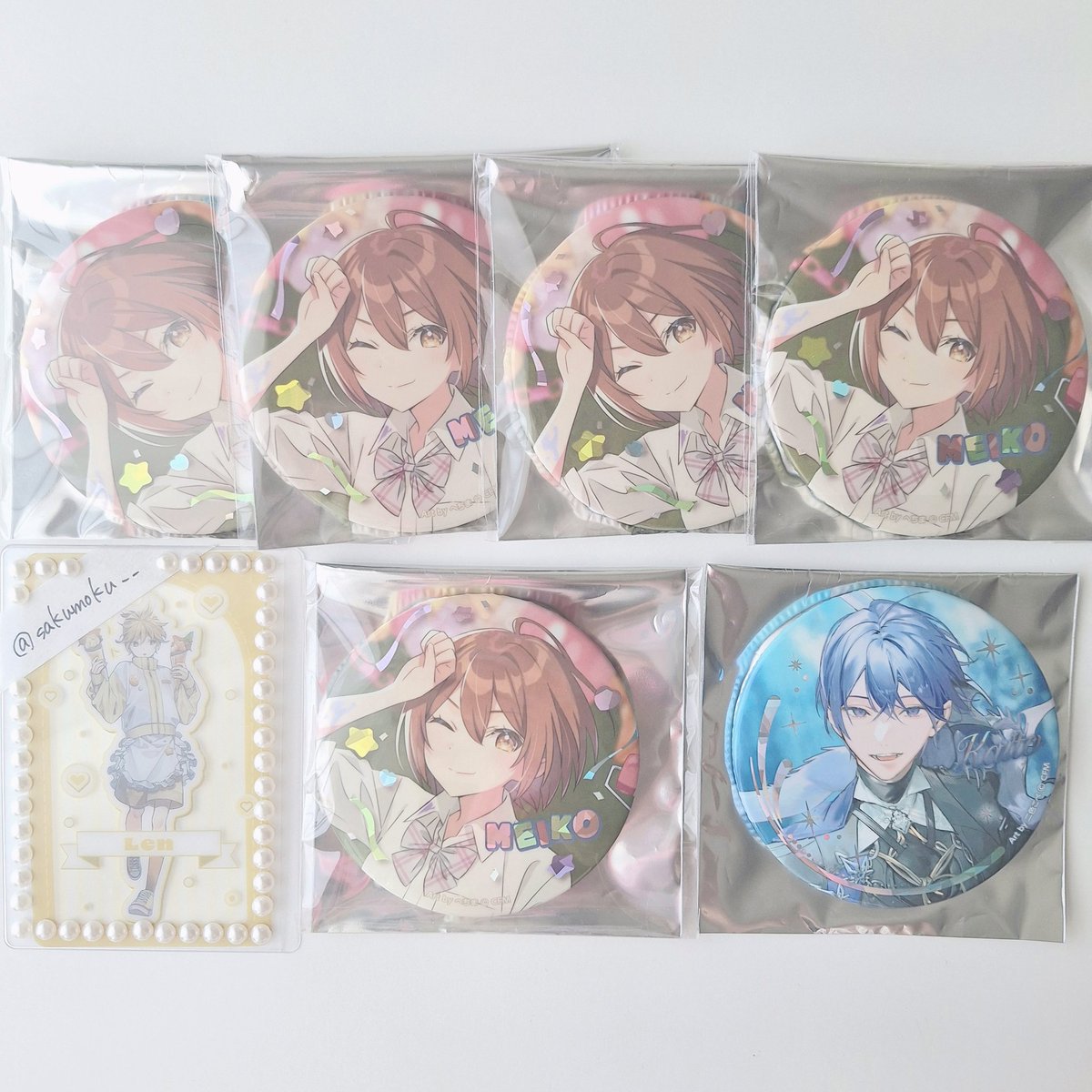 初音ミク 39Culture ミクカルチャー 2024 EXTRA 缶バッジ 交換

譲⌇騎士ミク3,KAITO1,
☆制服MEIKO5,ルカ2

求⌇騎士レン &gt; 固ツイ,異種レン

郵送 or 梅田手渡し

☆のみ定価+送料での譲渡可◎
通販の仮約束も可能です◎
比率違い,異種は要検討
お気軽にお声掛けください💭