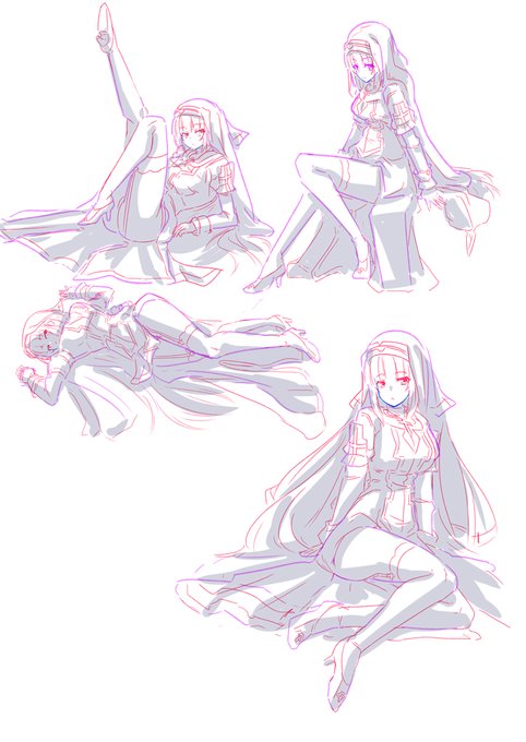 シャルロットちゃんお座りポーズとかいろいろ😋 