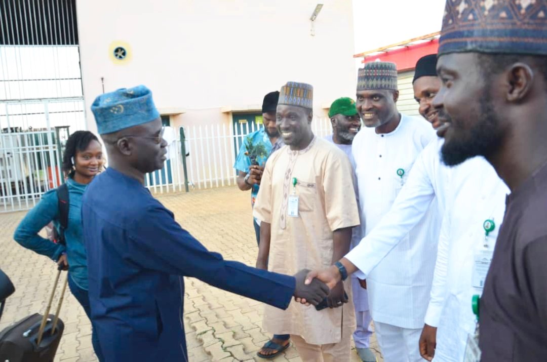 I arrived Kaduna State on Friday, July 4th, 2025, with my Team, on a Scoping Mission to assess the state's readiness to participate in the Project . My team received a warm welcome from the Kaduna State Project Coordinator, NEWMAP-EIB, Mr. Gideon Sachi, and his team.