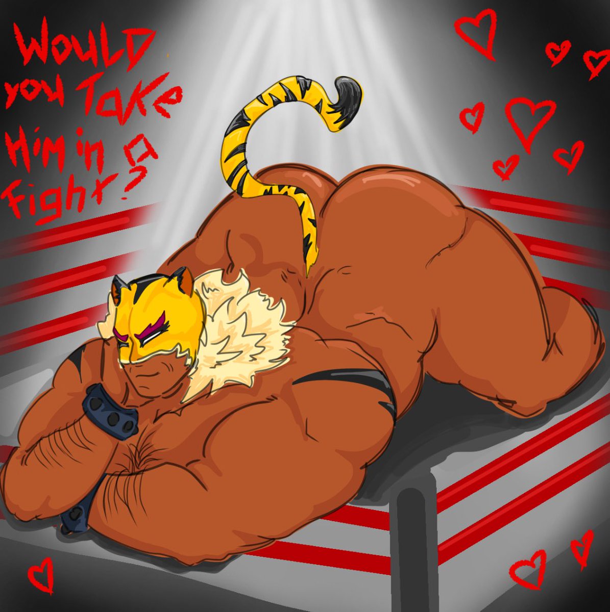 Would you? 🌹 #ElPrimo #Brawlstarsfanart #nsfw