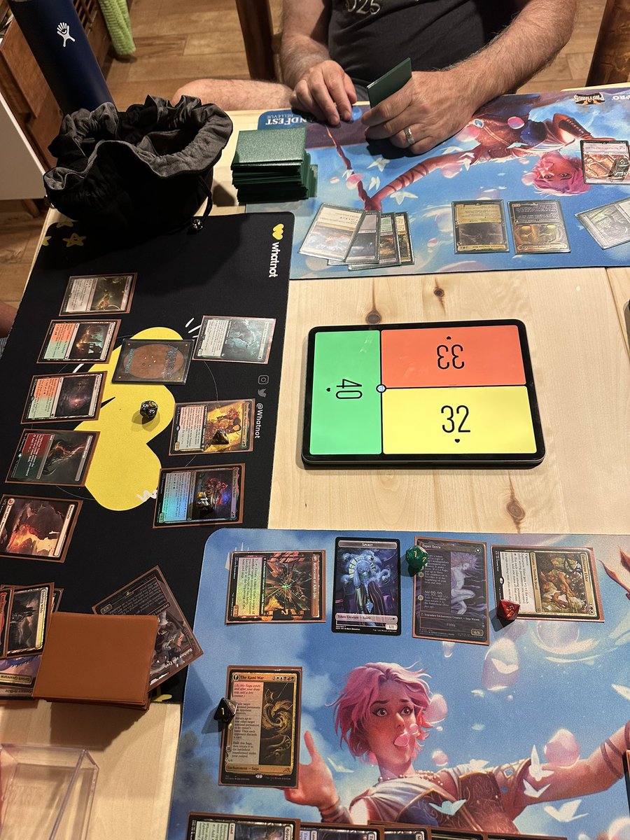 Commander night! I’m so excited to be playing my Terra deck!