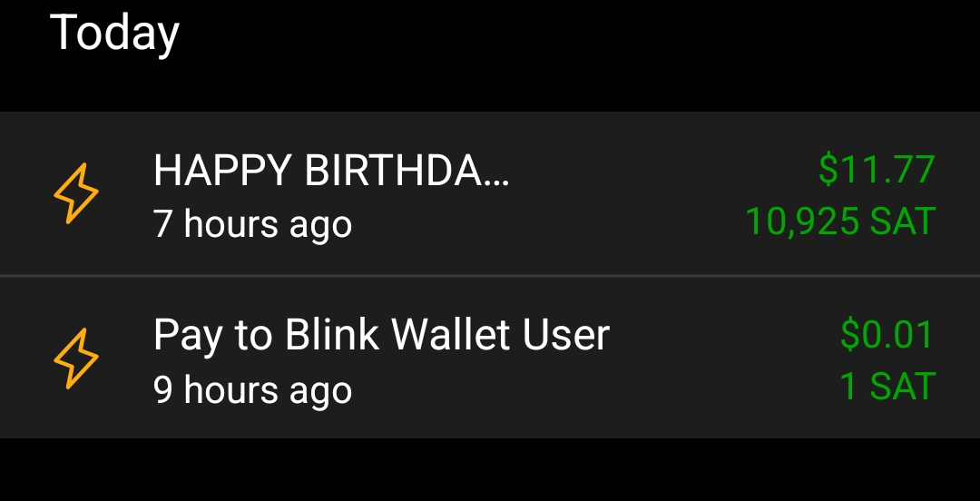 Thanks for the happy birthday gift!