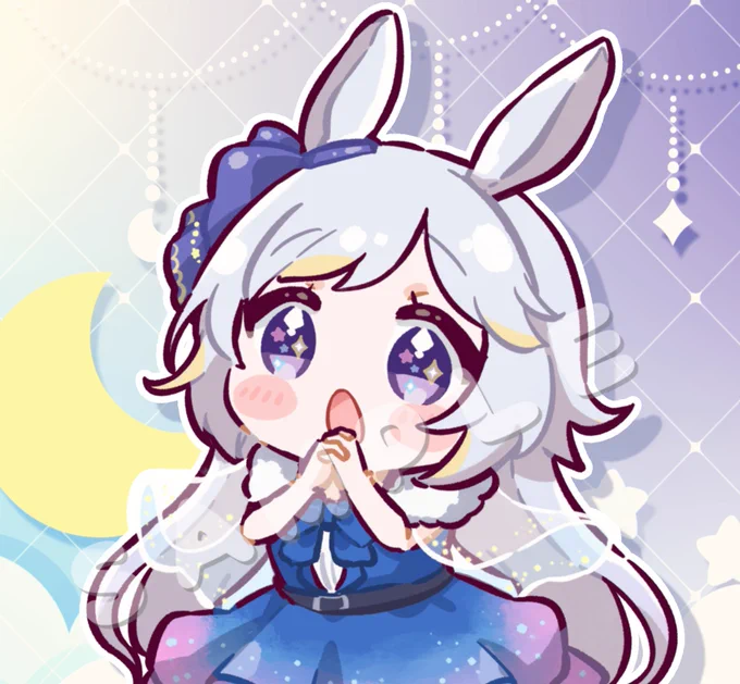 【おしらせ】 VTuberドドドメテオ様(#meteo_dododo )の新しいお写真をお仕立させていただきました うさ耳にきらきらケープのとっても愛らしいお姿、とっても楽しく撮影させて頂きました