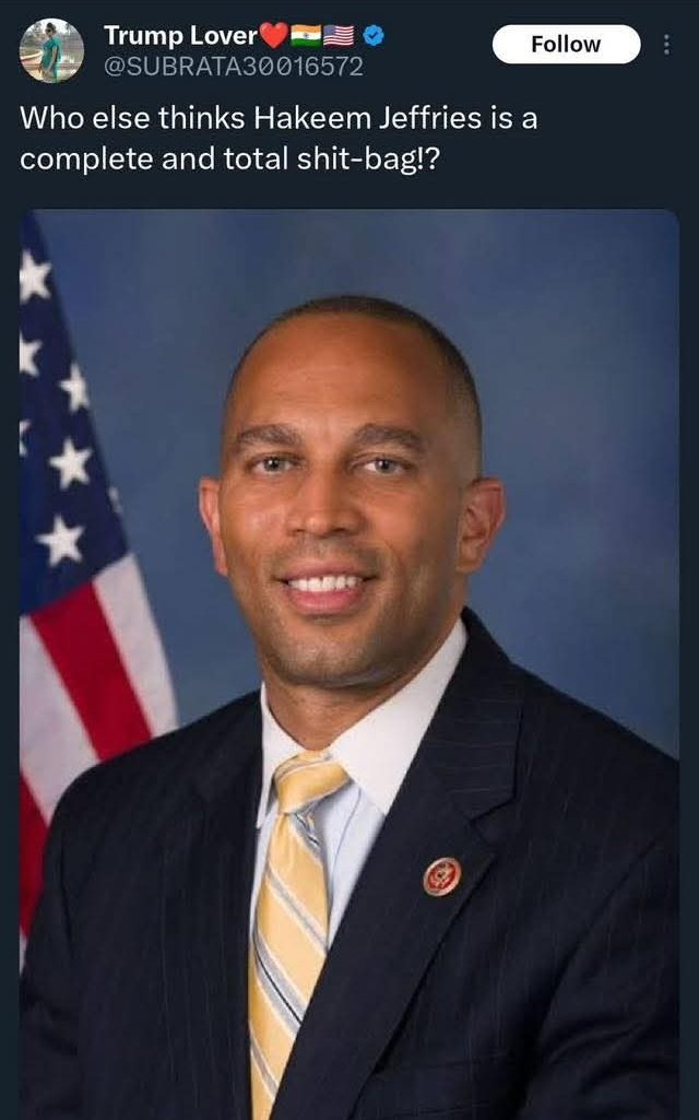 He's more like a sniveling cry baby. 😂