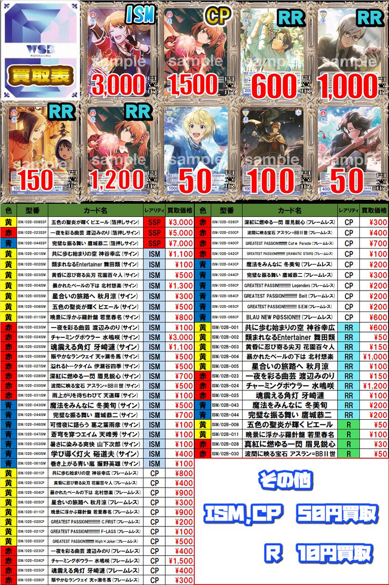 ヴァイスシュヴァルツブラウ】 【WSブラウ】 最新弾 「アイドル