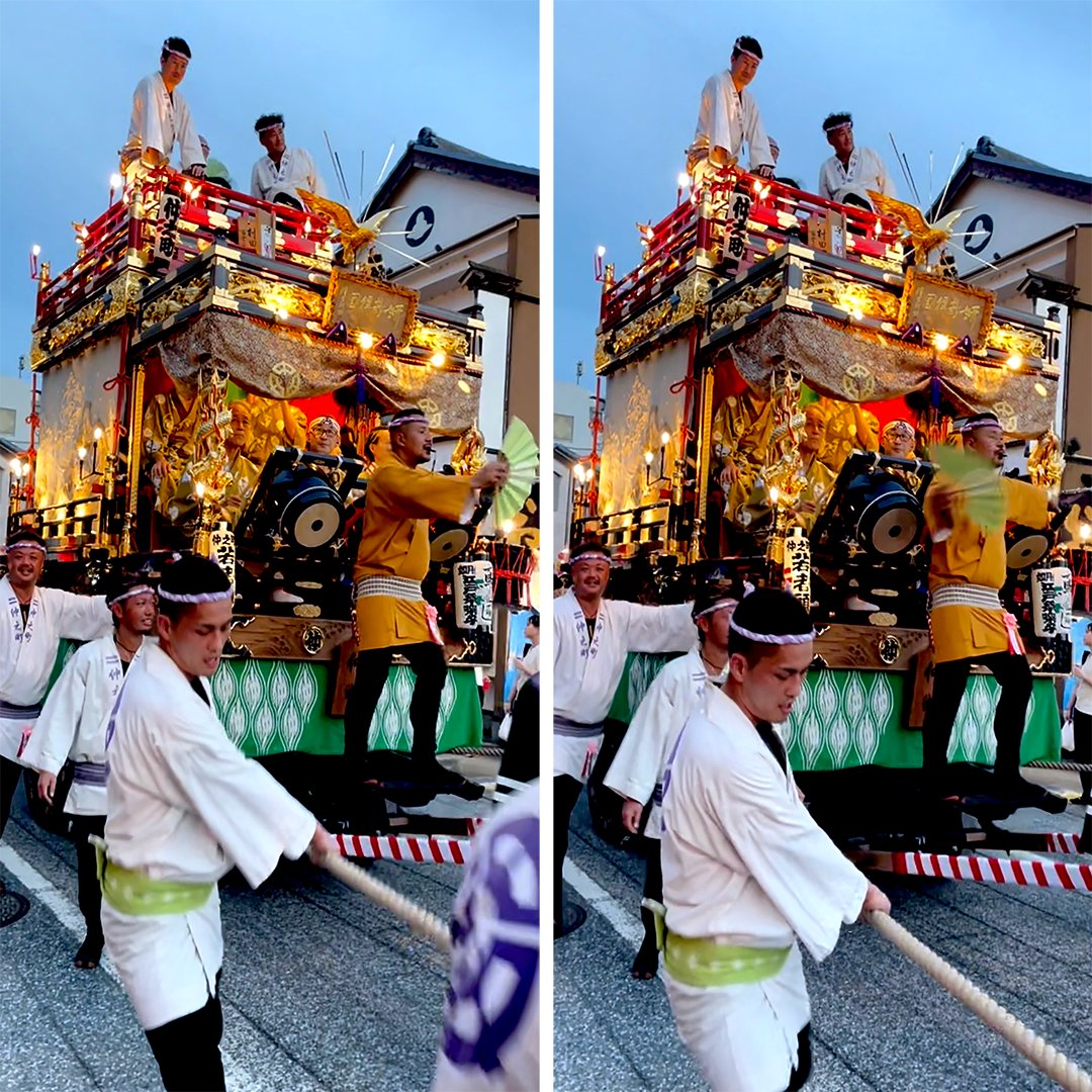 🏮#成田祇園祭 写真は仲之町の山車。100年以上も前に東京・神田にて