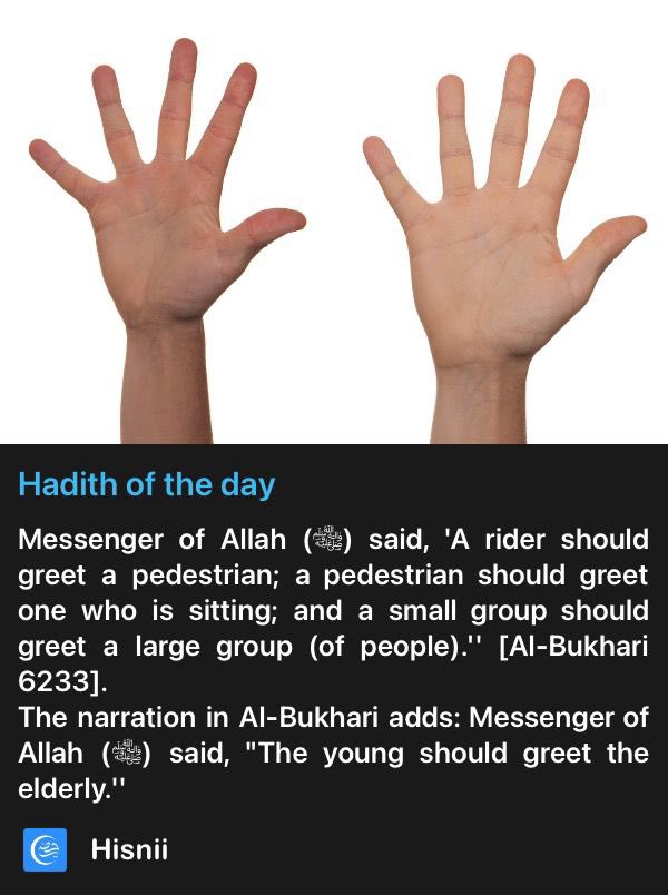 Hadith of the day.