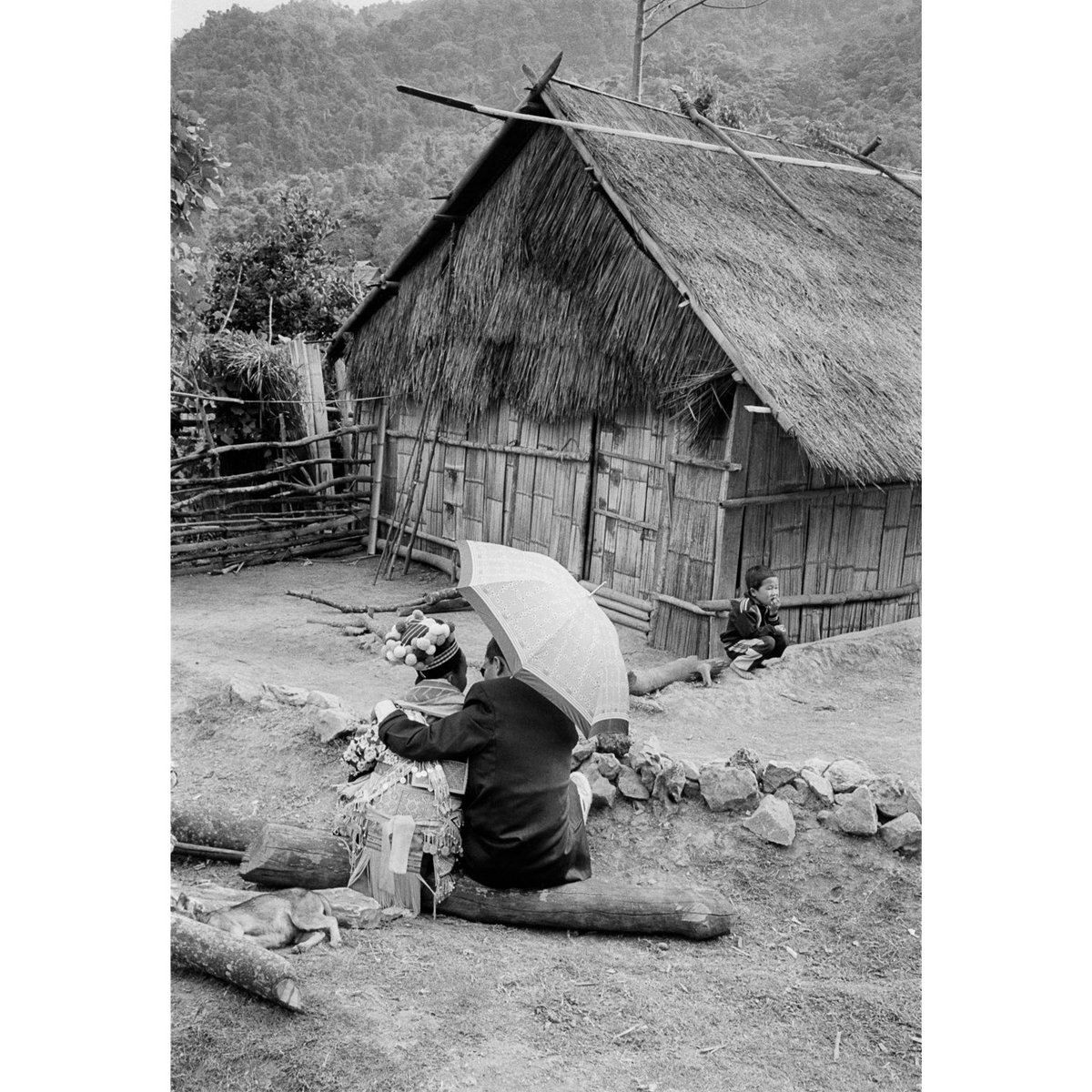Thinking about a series of 10 small booklets. One of them could be "It Takes Two".
LAOS. Long Lao. 11/01/1997: Hmongs from nearby villages during New Year festivities. Courting couple.