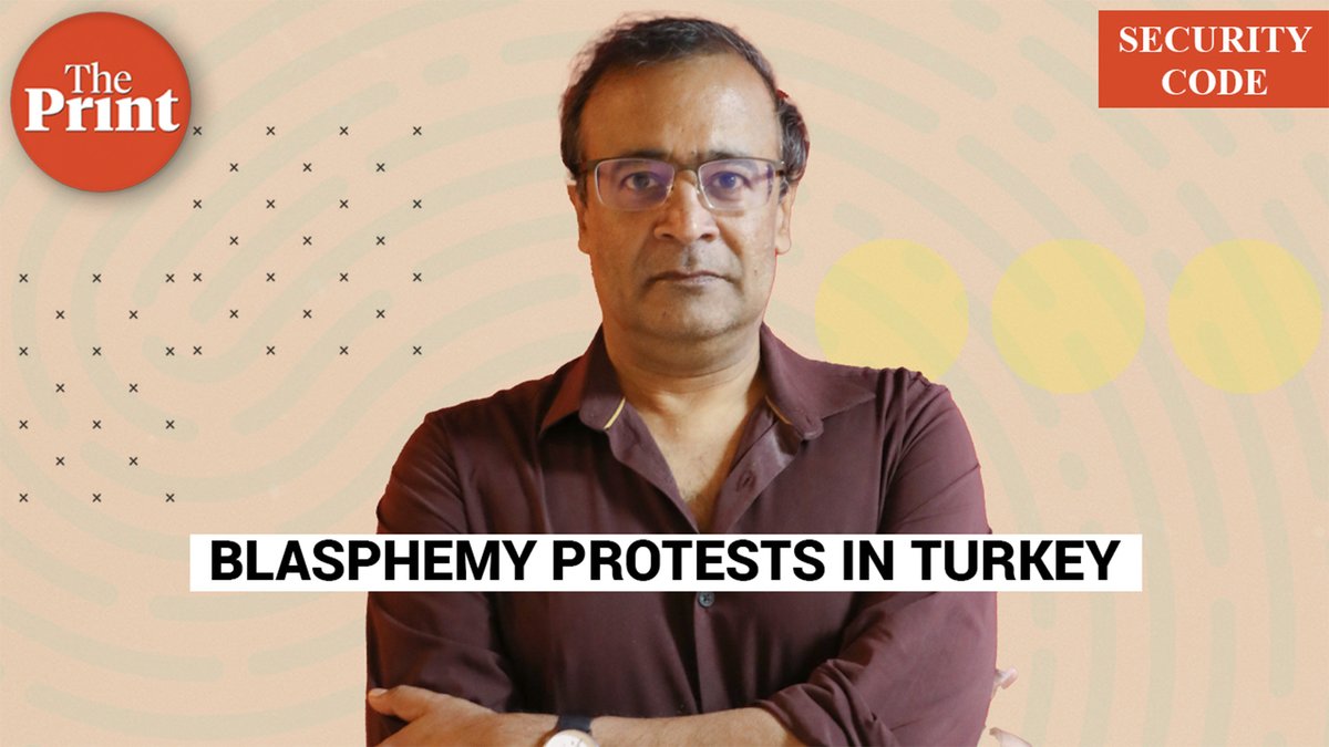 ThePrintIndia's tweet image. &apos;The Blasphemy riots sparked off by a cartoon in Turkey show the country is becoming a little more like Pakistan every week&apos;, Consulting Editor Praveen Swami @praveenswami argues

Watch ThePrint #SecurityCode

youtu.be/RrfUuip2iQA