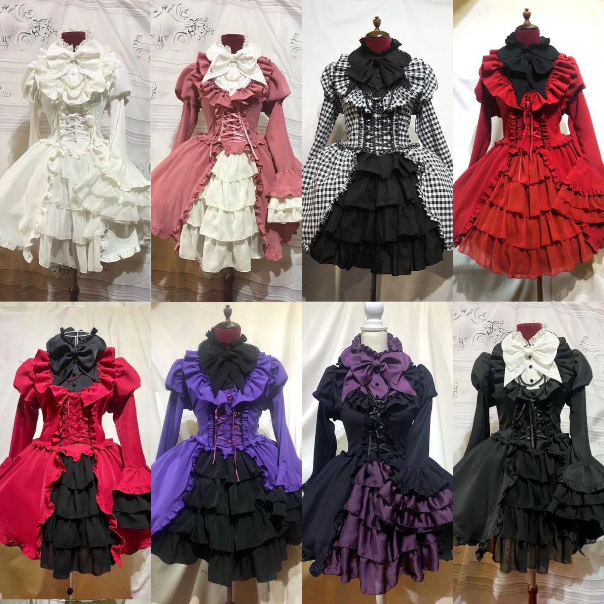 🐇MARBLE おすすめアイテム🐇 🖤アリス風編み上げドレスワンピース