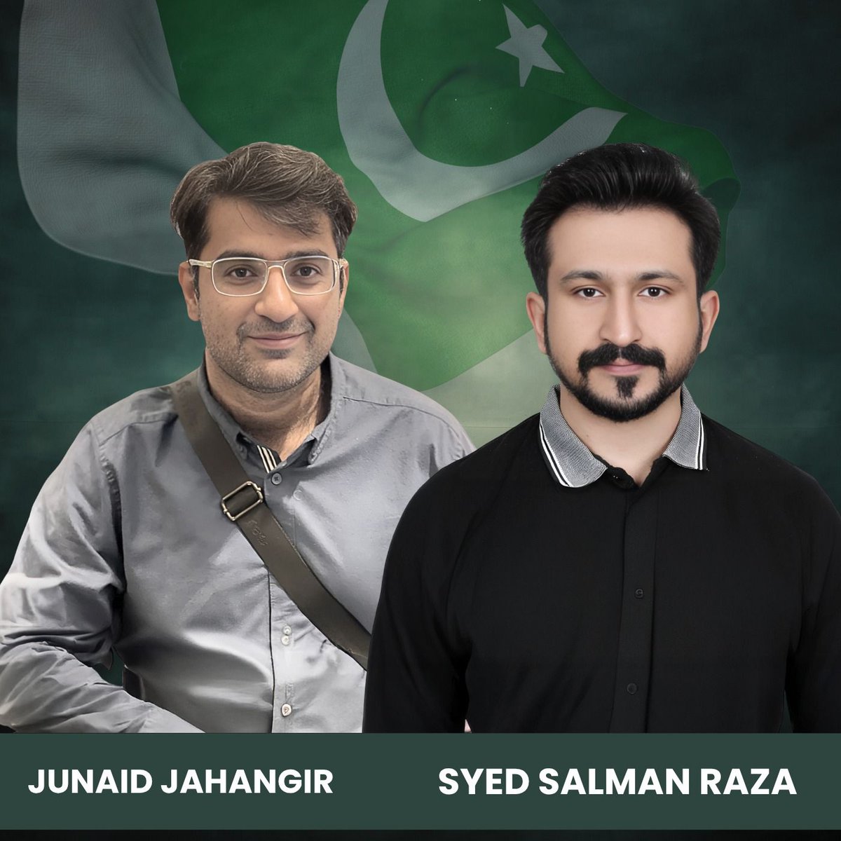 جنید جہانگیر  ( 284 دن سے قید )
سید سلمان رضا  ( 281 دن سے قید )

یہ دونوں عمران خان کی تحریک کیلئے کام کررہے تھے کہ ان کو دبئی میں گرفتار کروا دیا گیا اور 9 مہینے گزر گئے ہیں لیکن اب تک یہ رہا نہیں ہو پائے
#UAE #عمران_کی_رہائی_انقلاب_سے