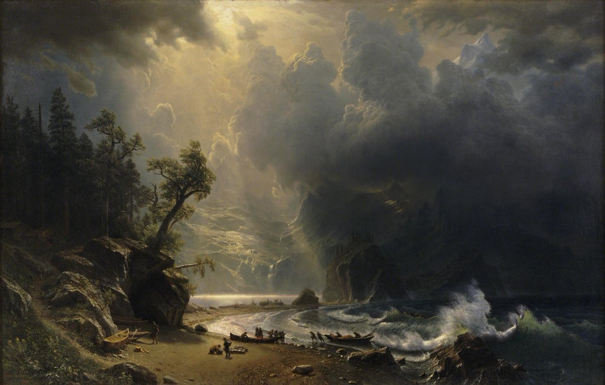 Albert Bierstadt - "Puget Sound on the Pacific Coast" (1870)