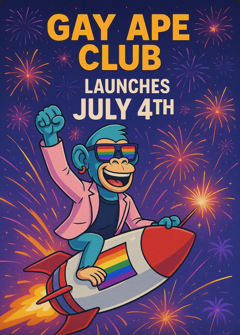 GayApeClub's tweet photo. Wow. Already 10M+ market cap for $GAPE on day 1. LFG !! Gape in. https://t.co/BV8gEzctWA