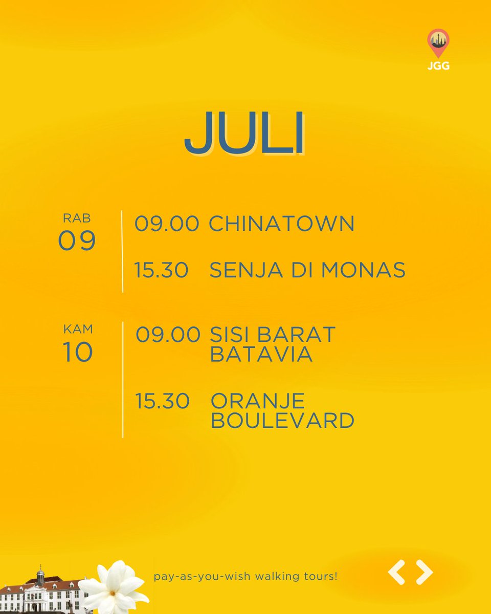 Jakarta Walking Tour tweet media