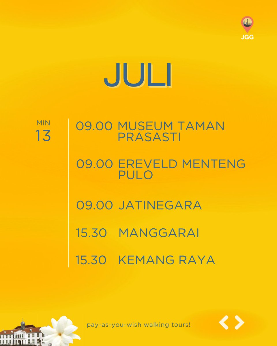 Jakarta Walking Tour tweet media