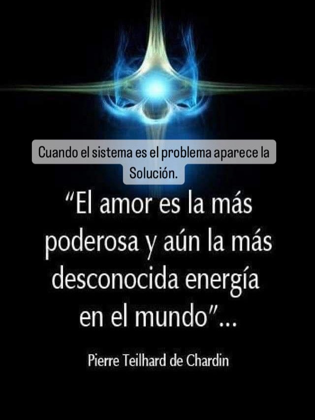 Cuando el sistema es el problema aparece la Solución.